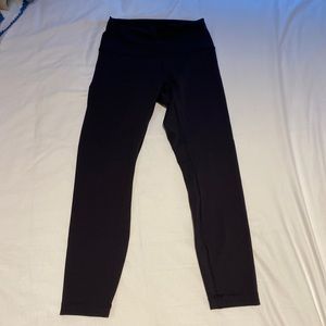 Lulu lemon Wonder train high-rise tight 25”. Worn twice!